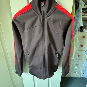 Brown and Red Jacket